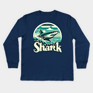 Ocean Predator Shark Tee Kids Long Sleeve T-Shirt